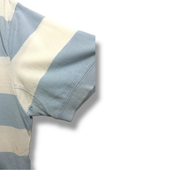 246 Timberland | EUC Blue & White Striped Polo Shirt (Size M) - Picture 4 of 15